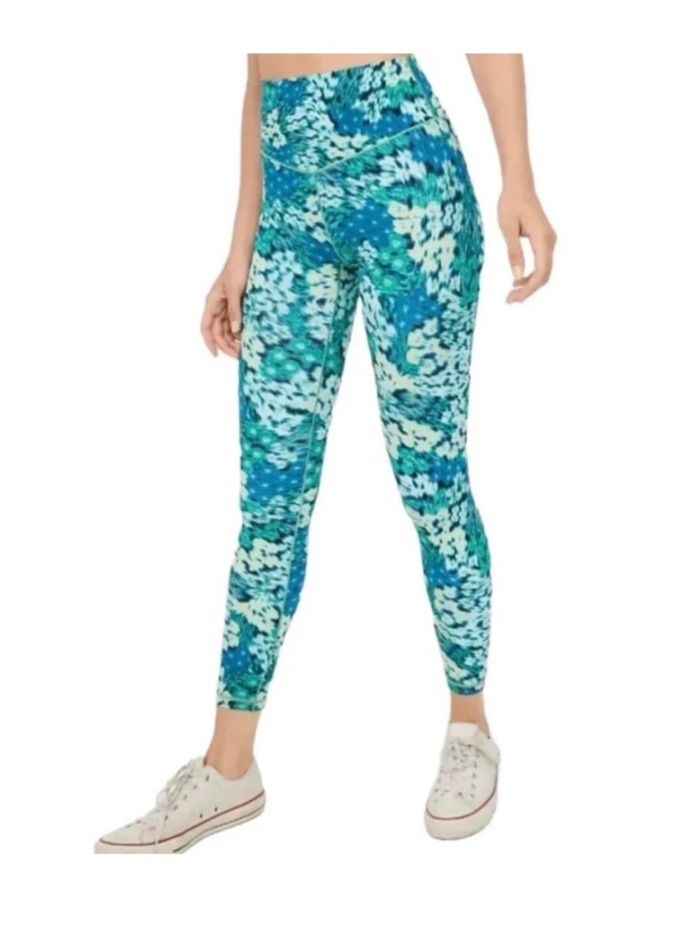 NWT OFFLINE by Aerie Real Me Xtra 7/8 Leggings Blue Green M - Picture 3 of 7